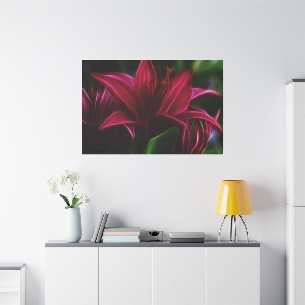 Pink Bloom Lily Standard Canvas