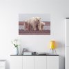 91638-194.jpg Polar Mama Bear and Cubs Standard Canvas