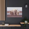 91638-195.jpg Polar Mama Bear and Cubs Standard Canvas