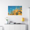 Orange Petaled Flowers  Standard Canvas