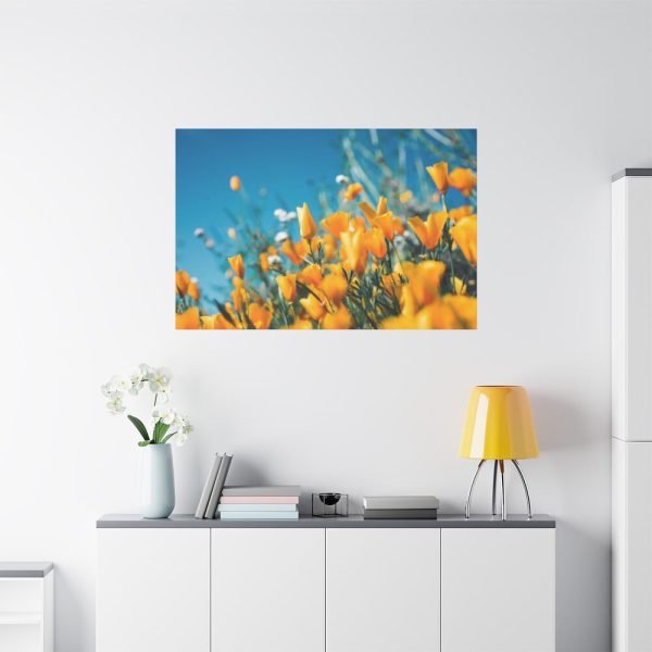 Orange Petaled Flowers  Standard Canvas