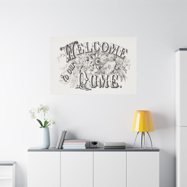 91638-22.jpg Welcome to Our Home Standard Canvas