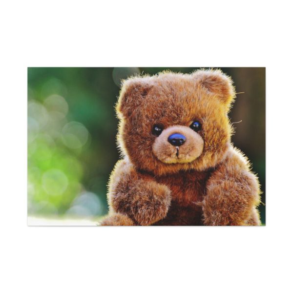 Cute Teddy Bear Standard Canvas