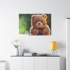 Cute Teddy Bear Standard Canvas