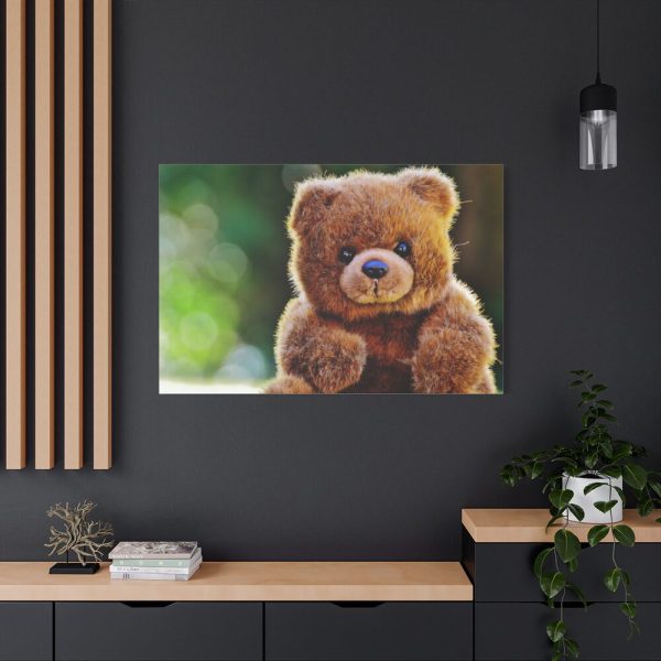 Cute Teddy Bear Standard Canvas