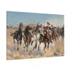 91638-290.jpg The Fourth Troopers Moving the Led Horses by Frederic Remington Standard Canvas