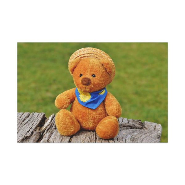 Bear with a Hat Standard Canvas