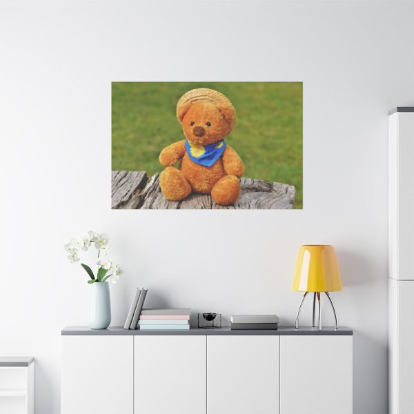 Bear with a Hat Standard Canvas