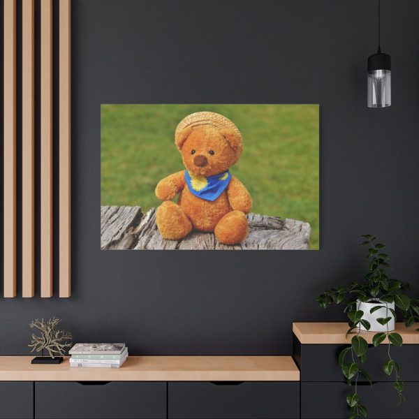 Bear with a Hat Standard Canvas