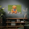 Bear with a Hat Standard Canvas