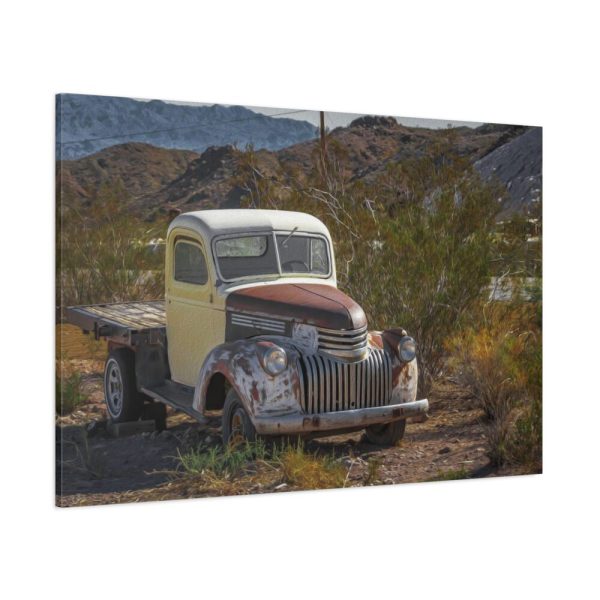 Truck in Ghost Town Standard Canvas