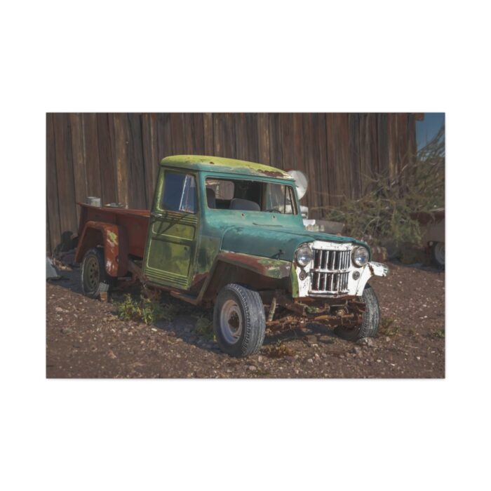Abandoned Truck in Nevada Standard Canvas - Image 2