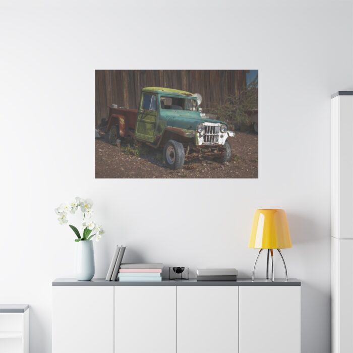 Abandoned Truck in Nevada Standard Canvas - Image 3