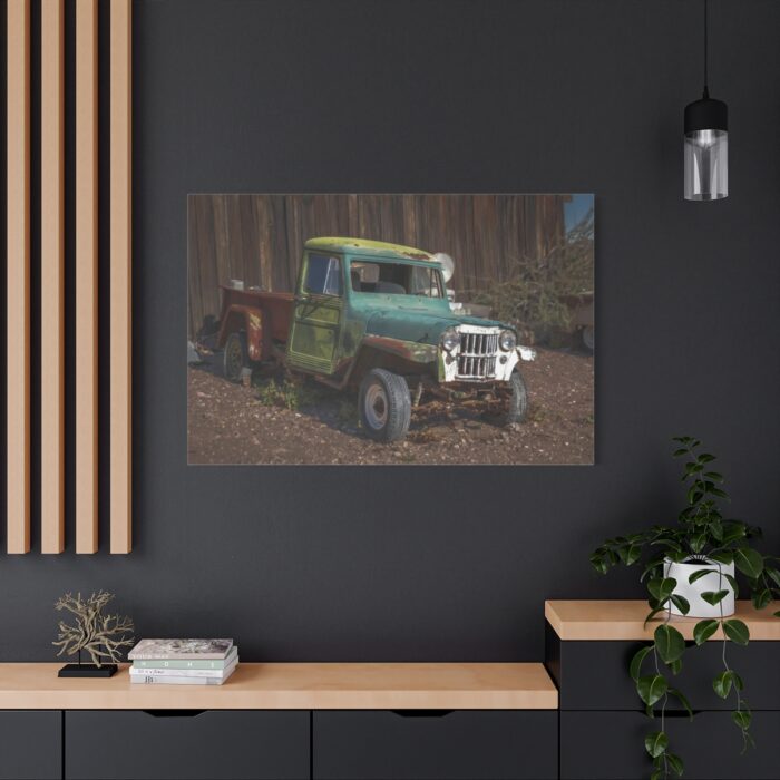 Abandoned Truck in Nevada Standard Canvas - Image 4