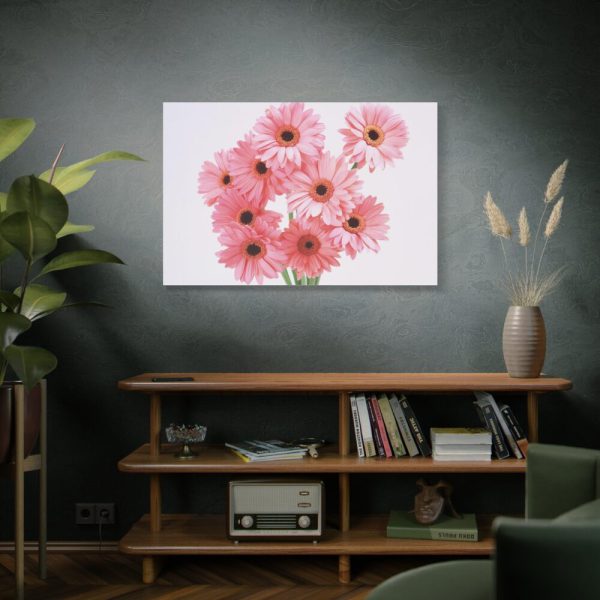 91638-379.jpg Pink Gerbera Daisies Standard Canvas