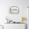 This Man was Talked to Death Standard Canvas