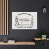 This Man was Talked to Death Standard Canvas