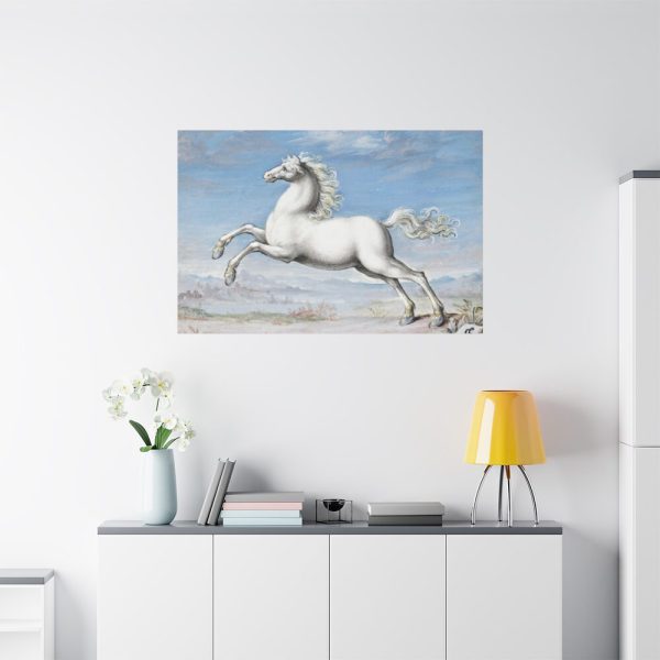 91638-427.jpg White horse Painting by Joris Hoefnagel Standard Canvas
