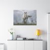 91638-432.jpg White Horse Galloping Standard Canvas