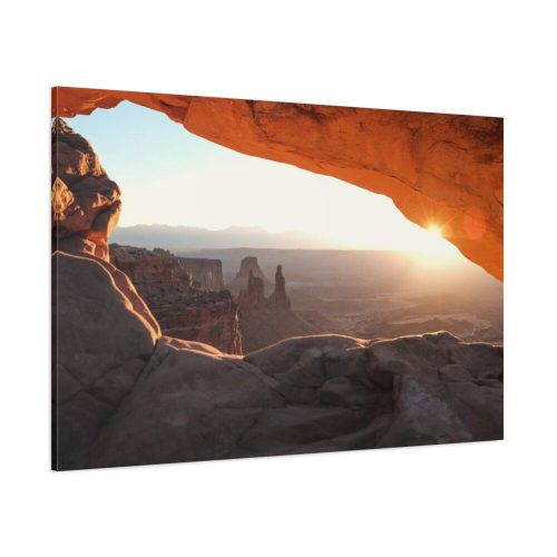 91638-450.jpg The Cave With Sunlight Standard Canvas