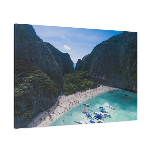 91638-465.jpg Boats in Canyon Standard Canvas