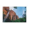 91638-471.jpg Sandstone Cliff with a Waterfall Standard Canvas