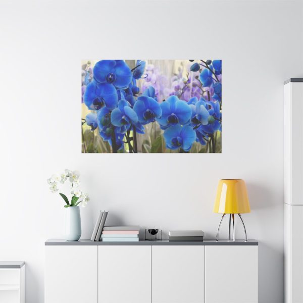 Blue Orchids Standard Canvas