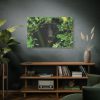 91638-494.jpg Black Bear in the Bush Standard Canvas