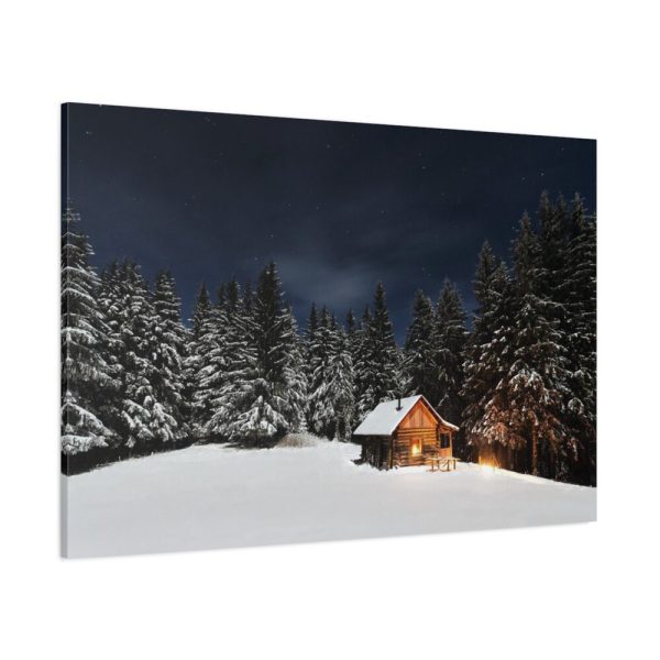 Barn in Starry Night Standard Canvas
