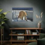 Wet Polar Bear Standard Canvas - Image 5