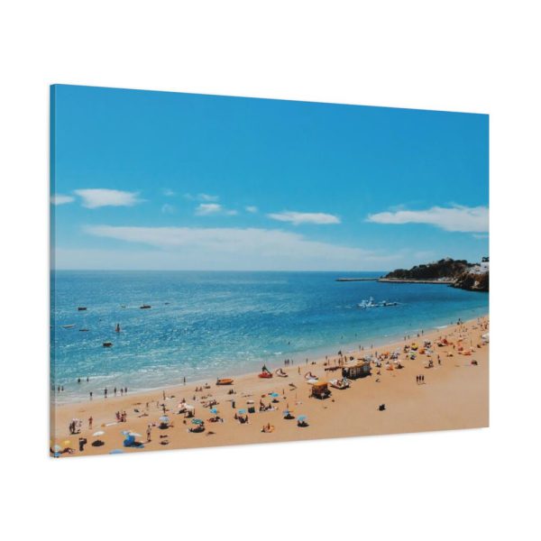 91638-565.jpg Crowded Beach with Tourists Standard Canvas