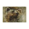 Grizzly Bear Kodiak Head Standard Canvas