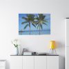 91638-607.jpg Palm Tree on the Beach Standard Canvas