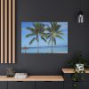 91638-608.jpg Palm Tree on the Beach Standard Canvas