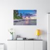 Tropical Beach Sunset Landscape Standard Canvas