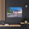 Tropical Beach Sunset Landscape Standard Canvas