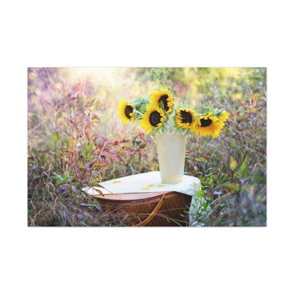 91638-65.jpg Sunflower in Vase Standard Canvas