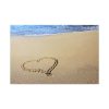 91638-651.jpg Heart Drawn on Sand at Beach Standard Canvas