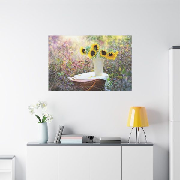 91638-66.jpg Sunflower in Vase Standard Canvas