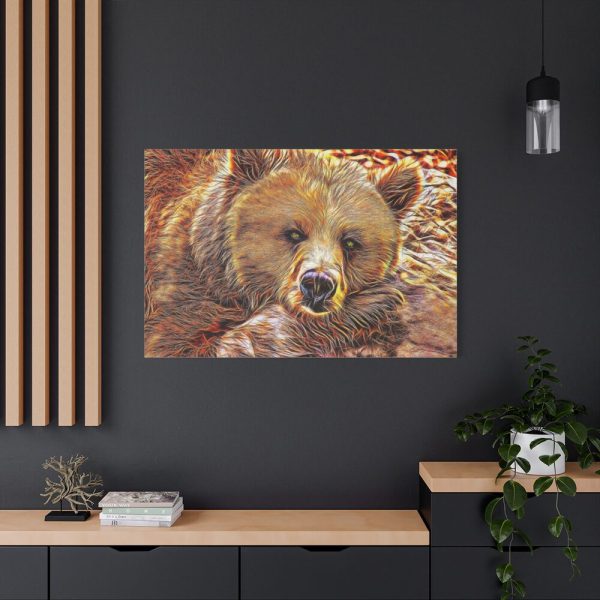 91638-663.jpg Fractal Bear Standard Canvas