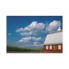 91638-77.jpg Cornfield and Red Barn Scenic Standard Canvas