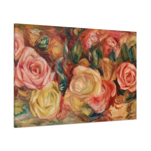 Roses by Pierre-Auguste Renoir Standard Canvas