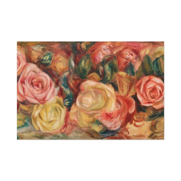91638-97.jpg Roses by Pierre-Auguste Renoir Standard Canvas