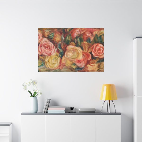 91638-98.jpg Roses by Pierre-Auguste Renoir Standard Canvas