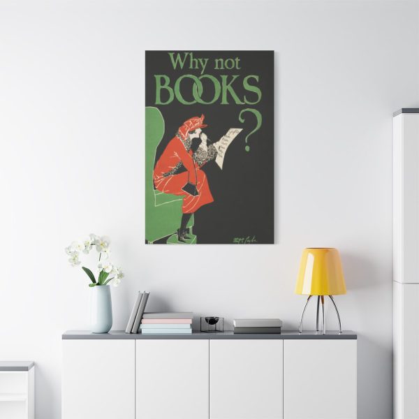 91655-10.jpg Why Not Books by Ethel Taylor Standard Canvas