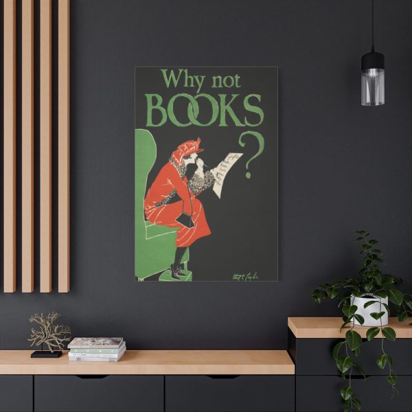 91655-11.jpg Why Not Books by Ethel Taylor Standard Canvas