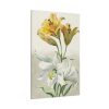Yellow and White Lilies by William van Leen Standard Canvas