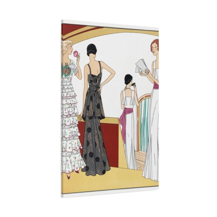 Evening Dresses by Giraud Standard Canvas - Nila Fine Art