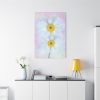 91655-85.jpg Two White Beautiful Flowers Standard Canvas