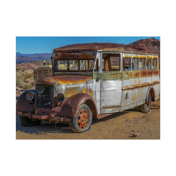 Old Rustic Truck in Nevada Poster